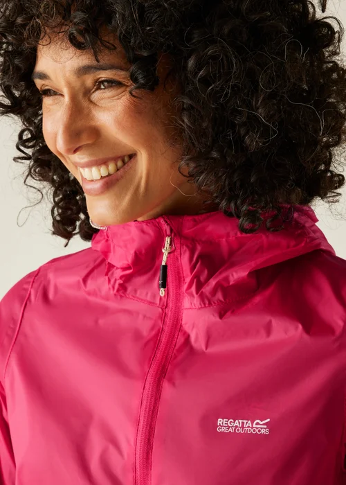 Regatta Candy Pink Pack-It III Waterproof Breathable Jacket - 12 Image 4