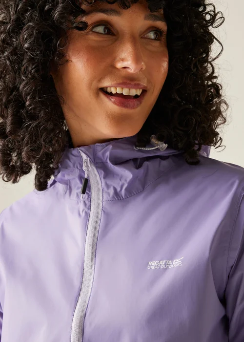 Regatta Lavender Pack-It III Waterproof Breathable Jacket - 14 Image 4
