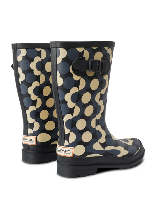 Regatta Black Women's Orla Quarter Durable Wellies - Size 3 Image 2