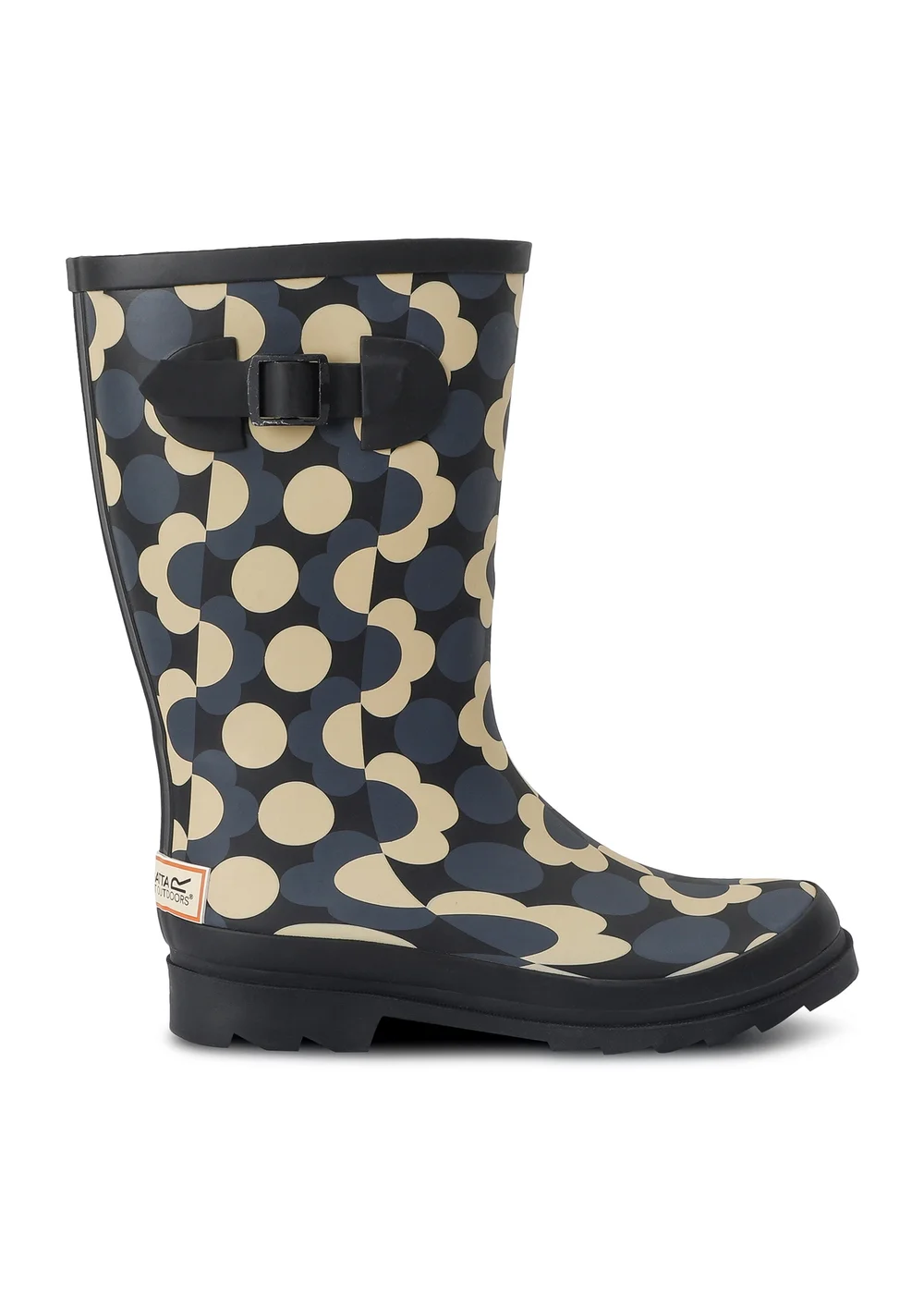 Regatta Black Women's Orla Quarter Durable Wellies - Size 3 Image 1