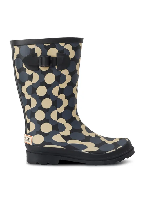 Regatta Black Women's Orla Quarter Durable Wellies - Size 3 Image 1