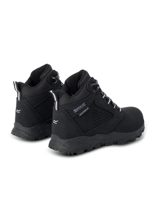 Regatta Black Kids' Amble Waterproof Boots (Younger 9 - Older 6) - Size 2 Adults Footwear Image 2