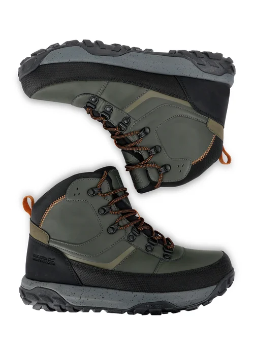 Regatta Grey Green Men's Renford Waterproof Boots - Size 8 Image 3