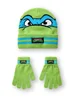 Teenage Mutant Ninja Turtles Boys Green Beanie & Gloves Set (One Size) - One Size Image 1