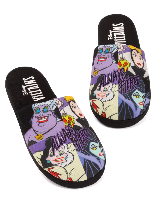 Disney Black Disney Villains Mule Slippers