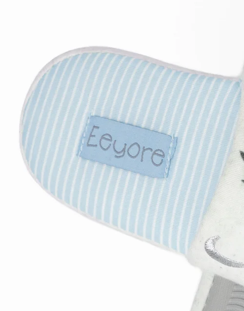 Disney Grey Winnie The Pooh Mule Slippers - Size 7-8 Image 4