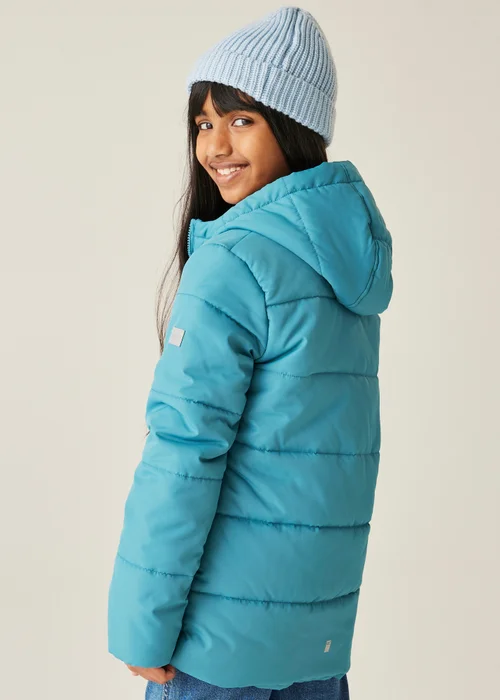 Regatta Light Blue Kids' Halkner Reflective Jacket (3-16yrs) - 097 Image 2