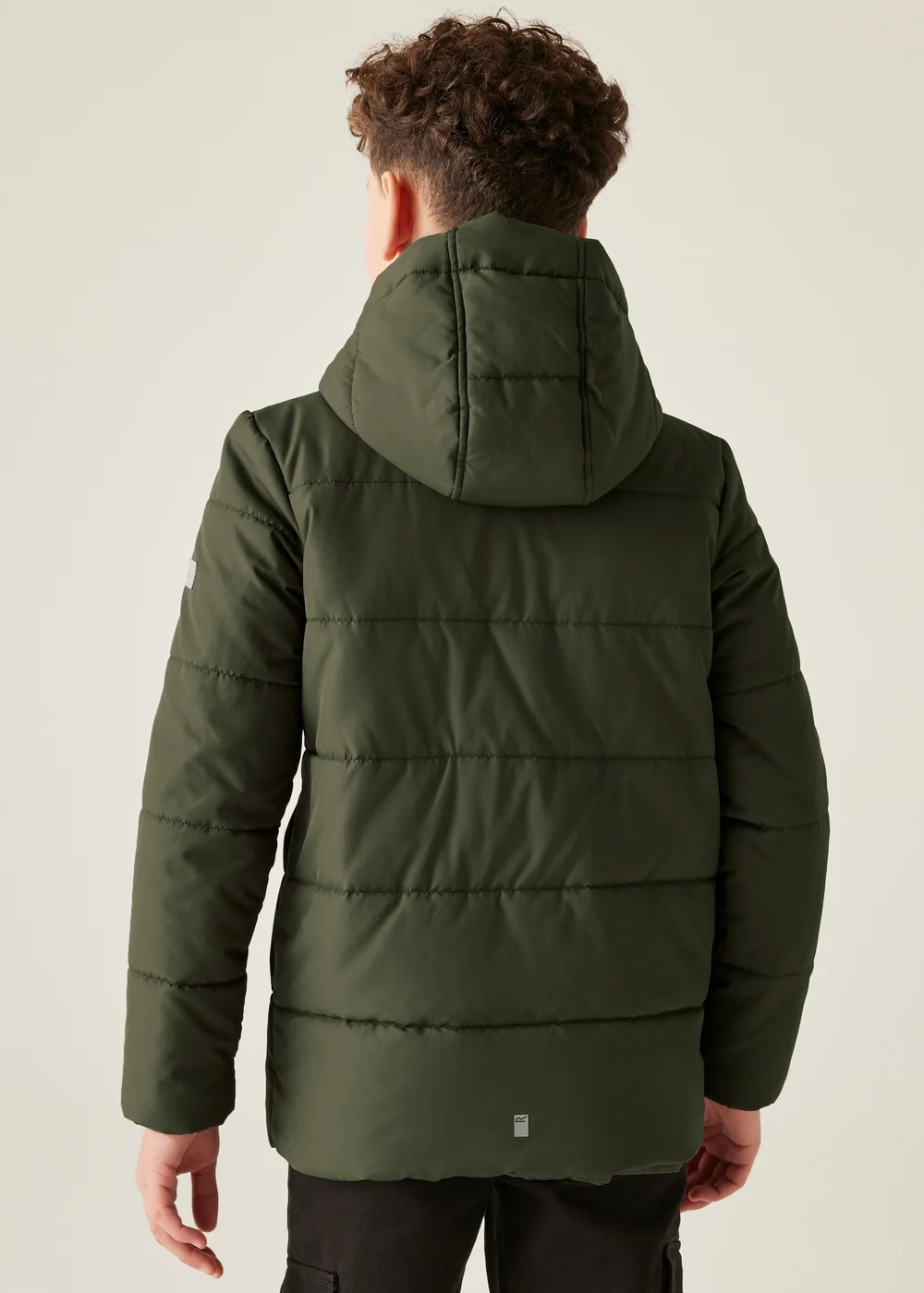 Regatta Forest Green Kids' Halkner Reflective Jacket (3-16yrs) - Age 3-4 Years Image 2