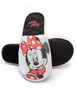 Disney Grey Minnie Mouse Sketch Placement Print Mule Slippers - Size 3-4 Image 3