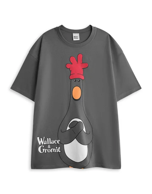 Wallace And Gromit Multicoloured Feathers Pyjama Set - Extra Large Image 3
