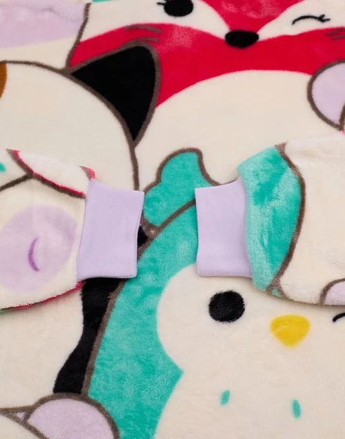 Vanilla Underground Squishmallows Kids Multicoloured Character Blanket Hoodie - One Size Image 5
