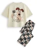Wallace And Gromit Off-White Tea Time Pyjama Set - Medium Image 1