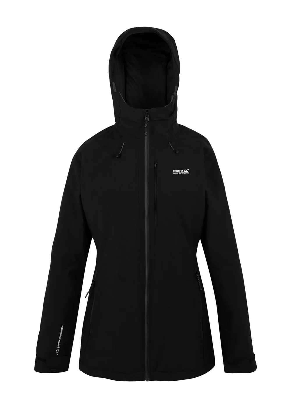 Regatta Black Highton Stretch Padded Waterproof Jacket - 16 Image 6