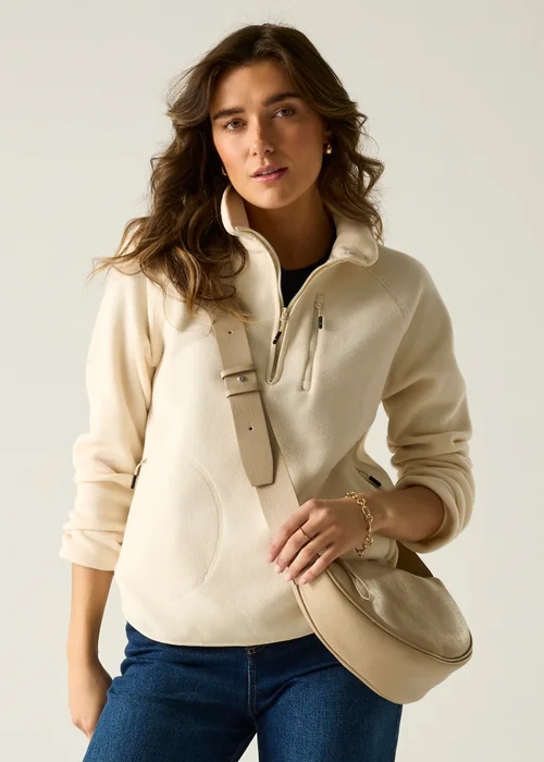 Regatta Light Vanilla Frankie Half Zip Fleece - 20 Image 2