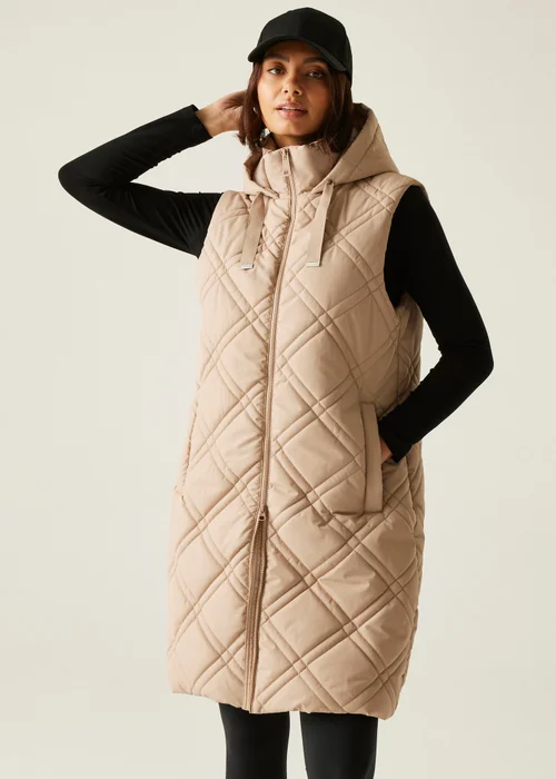 Regatta Mocha Rurietta Longer Length Lightweight Bodywarmer - 18 Image 3