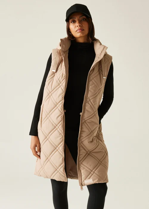 Regatta Mocha Rurietta Longer Length Lightweight Bodywarmer - 18 Image 1