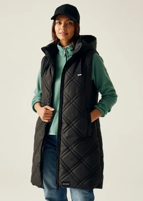 Regatta Black Rurietta Longer Length Lightweight Bodywarmer - 8 Image 1
