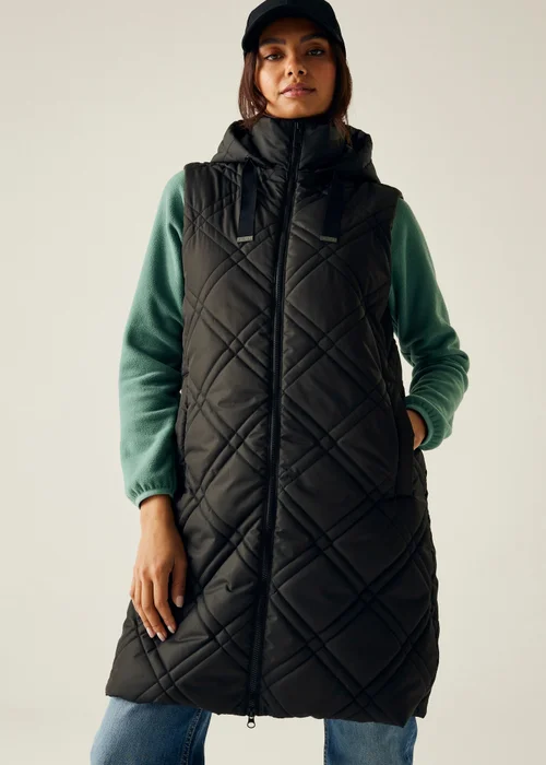 Regatta Black Rurietta Longer Length Lightweight Bodywarmer - 8 Image 4