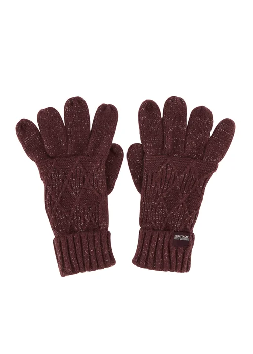 Regatta Aubergine Multimix Gloves - One Size Image 1