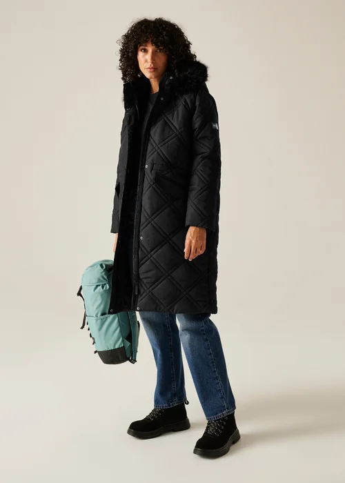 Regatta Black Freyla Durable Jacket - 10 Image 3