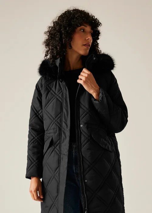 Regatta Black Freyla Durable Jacket - 10 Image 4