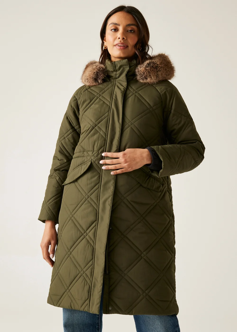 Regatta Khaki Freyla Durable Jacket - 16 Image 1