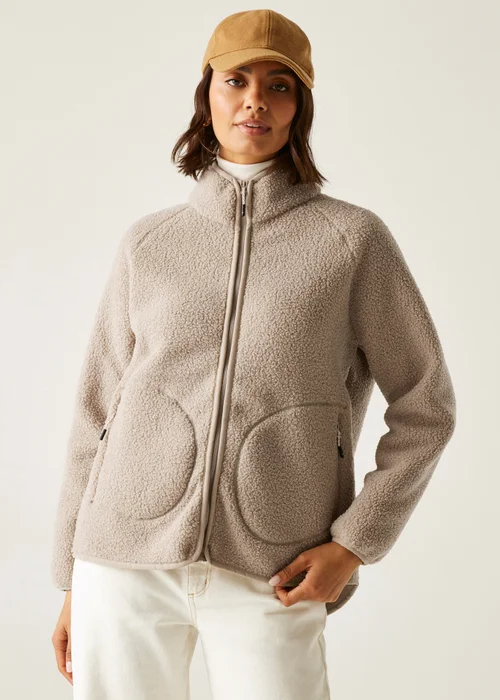 Regatta Mocha Frankie Borg Full Zip Fleece - 16 Image 1