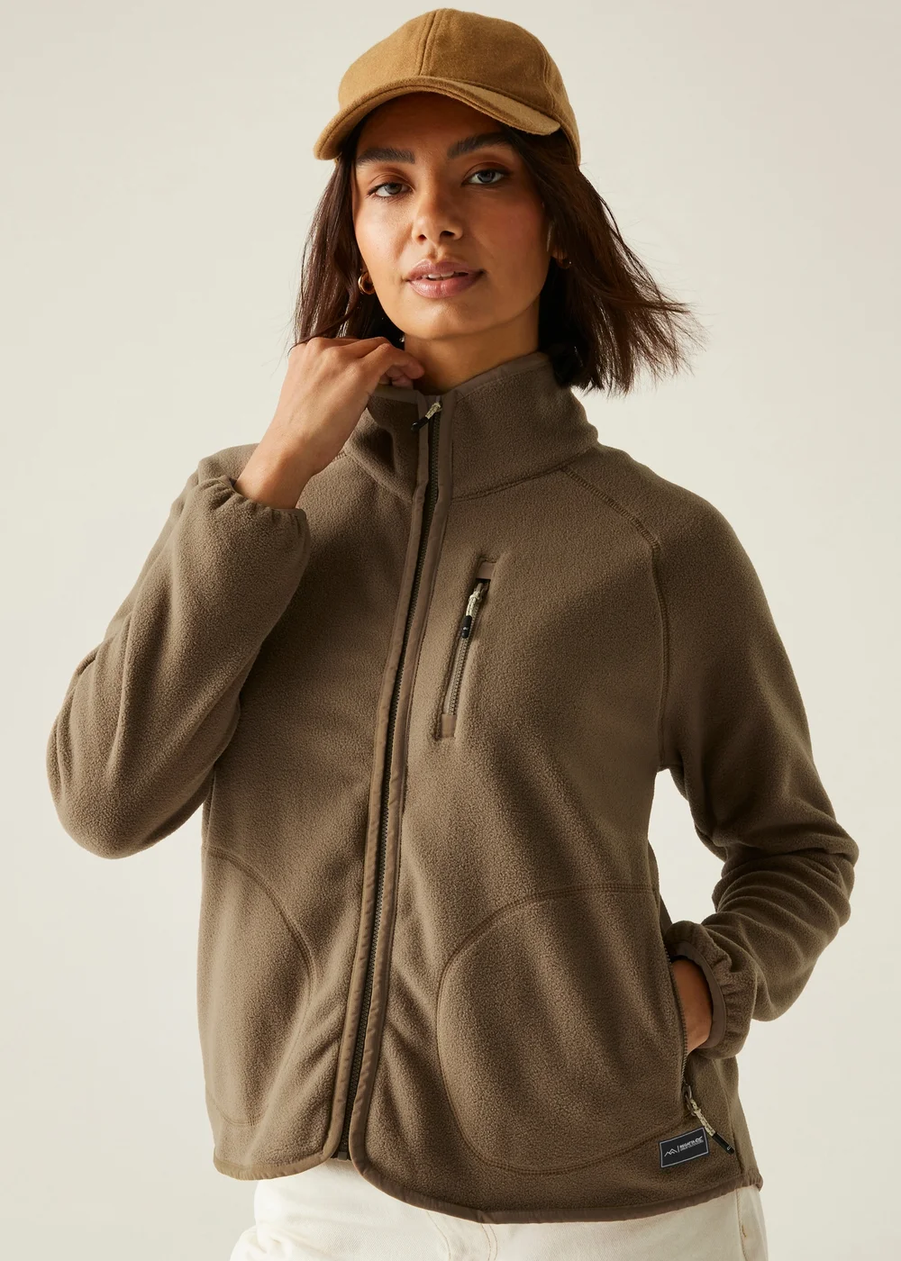 Regatta Mocha Frankie Full Zip Lightweight Fleece - Size 18 Image 1
