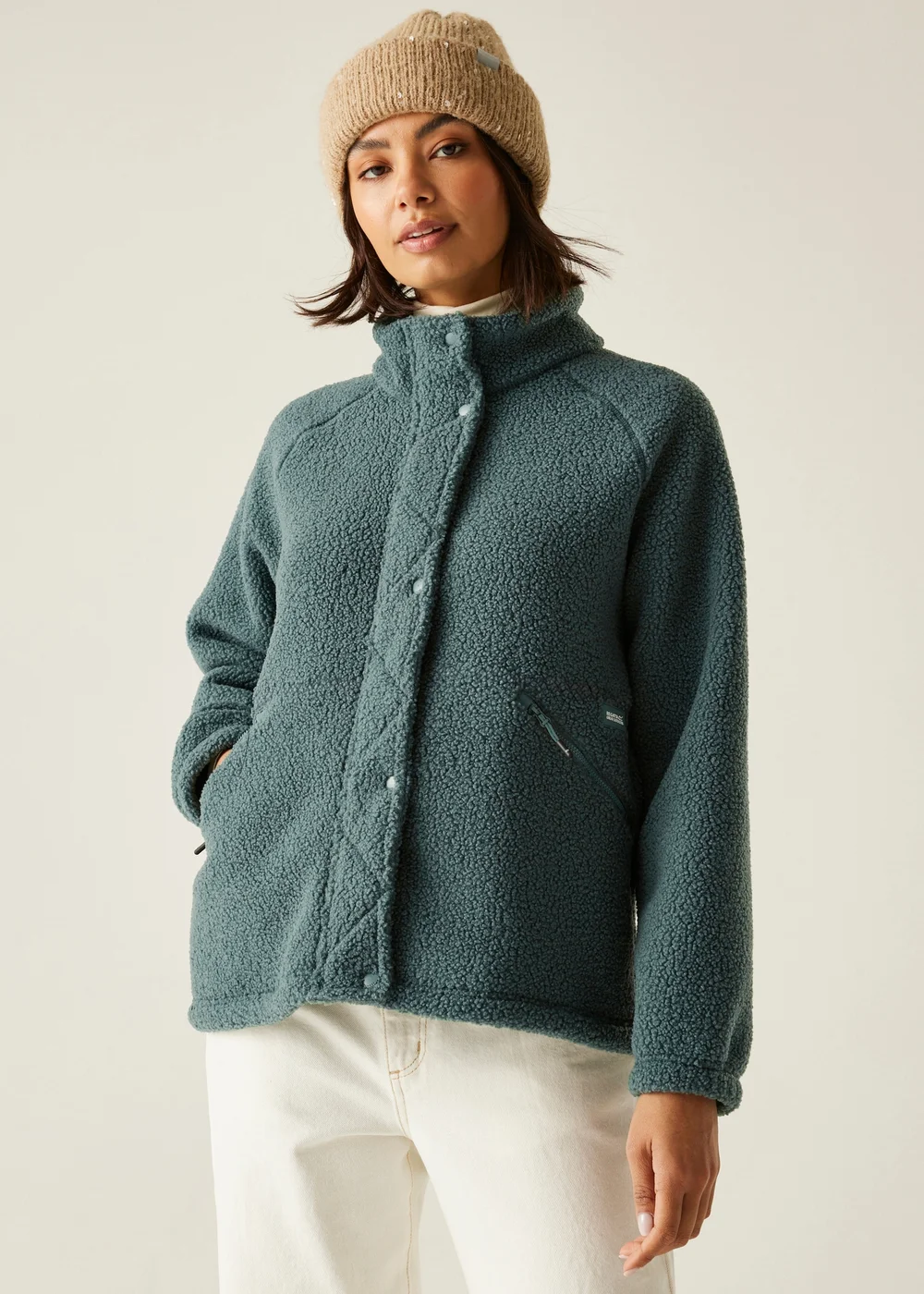 Regatta Forest Green Emilica Borg Fleece - 20 Image 1