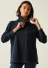 Regatta Ink Demmi Half Zip Fleece - Size 16 Image 1