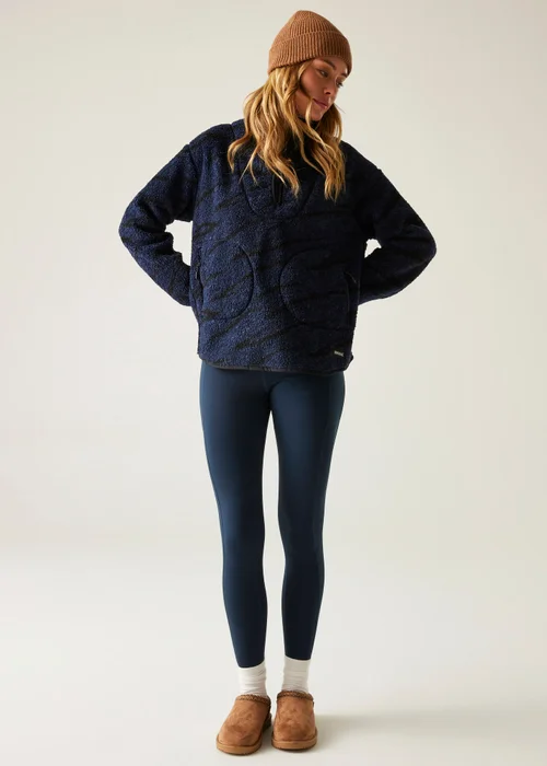 Regatta Ink Abstract Print Frankie Borg Half Zip Fleece - 10 Image 3