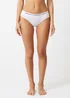 French Connection White Cotton Ladies Briefs 7 Pack - M Image 2