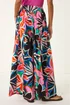 Roman Pink Abstract Print Pocket Palazzo Trouser - 14 Image 3