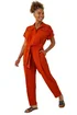 Roman Rust Utility Buttoned Jumpsuit - Size 12 Image 2