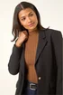 Roman Black Single Breasted Smart Blazer - 16 Image 4