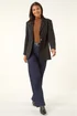 Roman Black Single Breasted Smart Blazer - 16 Image 2