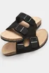 Yours Black Faux Suede Buckle Strap Sandals In Extra Wide EEE Fit - 8 Extra Wide Image 5
