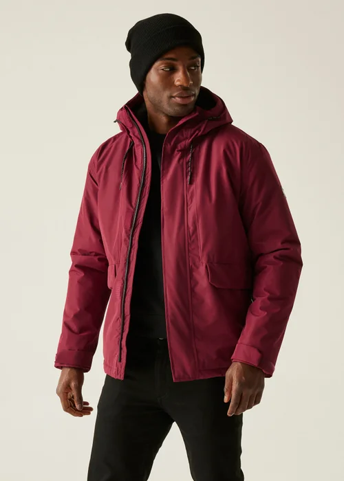 Regatta Burgandy Sterlings Waterproof Insulated Jacket - 3XL Image 1