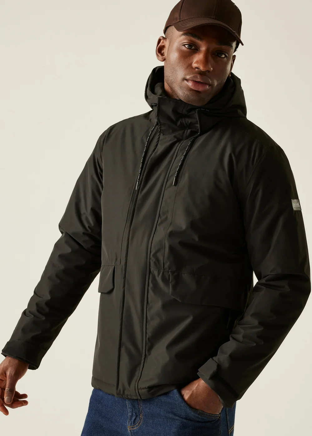 Regatta Black Sterlings Waterproof Insulated Jacket - M Image 3