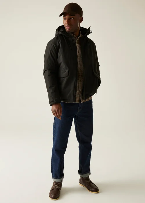 Regatta Black Sterlings Waterproof Insulated Jacket - M Image 4