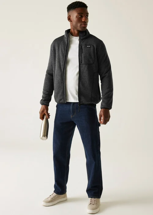 Regatta Black Barlee Stretch Fleece - L Image 3