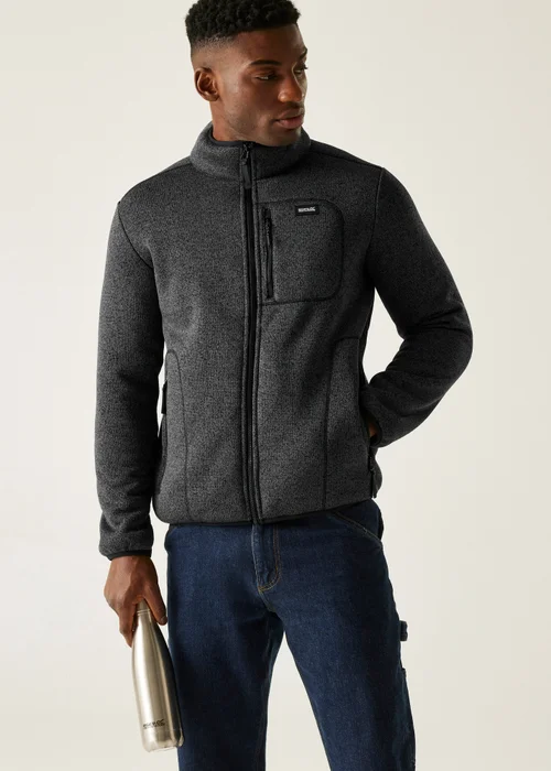Regatta Black Barlee Stretch Fleece - L Image 1