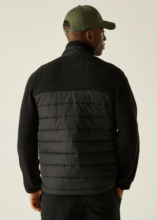 Regatta Black Frankie Borg Hybrid Stretch Fleece
