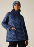 Regatta Dark Blue Orla Mid Length Waterproof Jacket - 18 Image 1