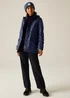Regatta Dark Blue Orla Mid Length Waterproof Jacket - 18 Image 3