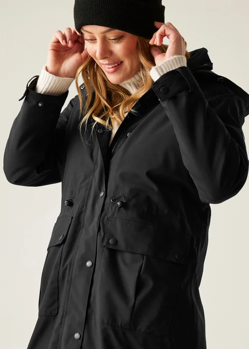 Regatta Black Yannta Waterproof Jacket - 8 Image 4