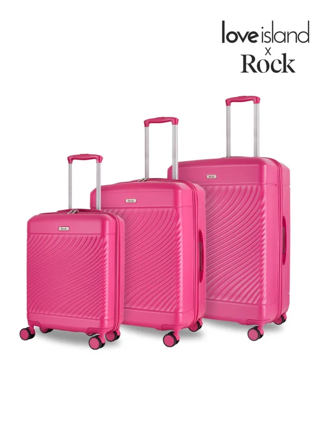 Rock Love Island Suitcase Pink