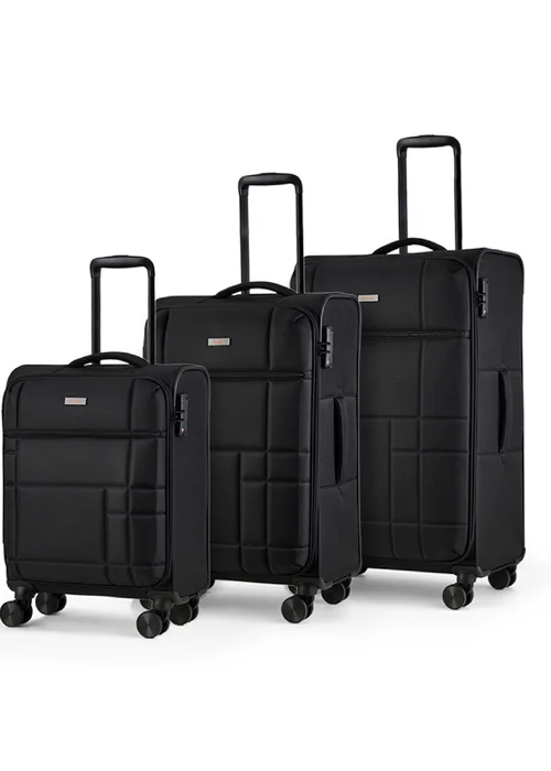 Rock Tokyo Suitcase Black - Cabin Image 1