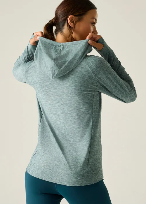 Dare 2b Grey/ Blue Sprint City Lightweight Hoodie - 12 Image 2