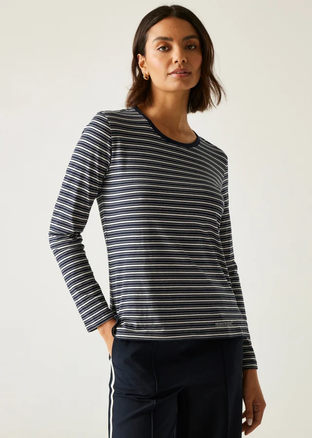 Regatta Navy/ White Federica Breathable Top